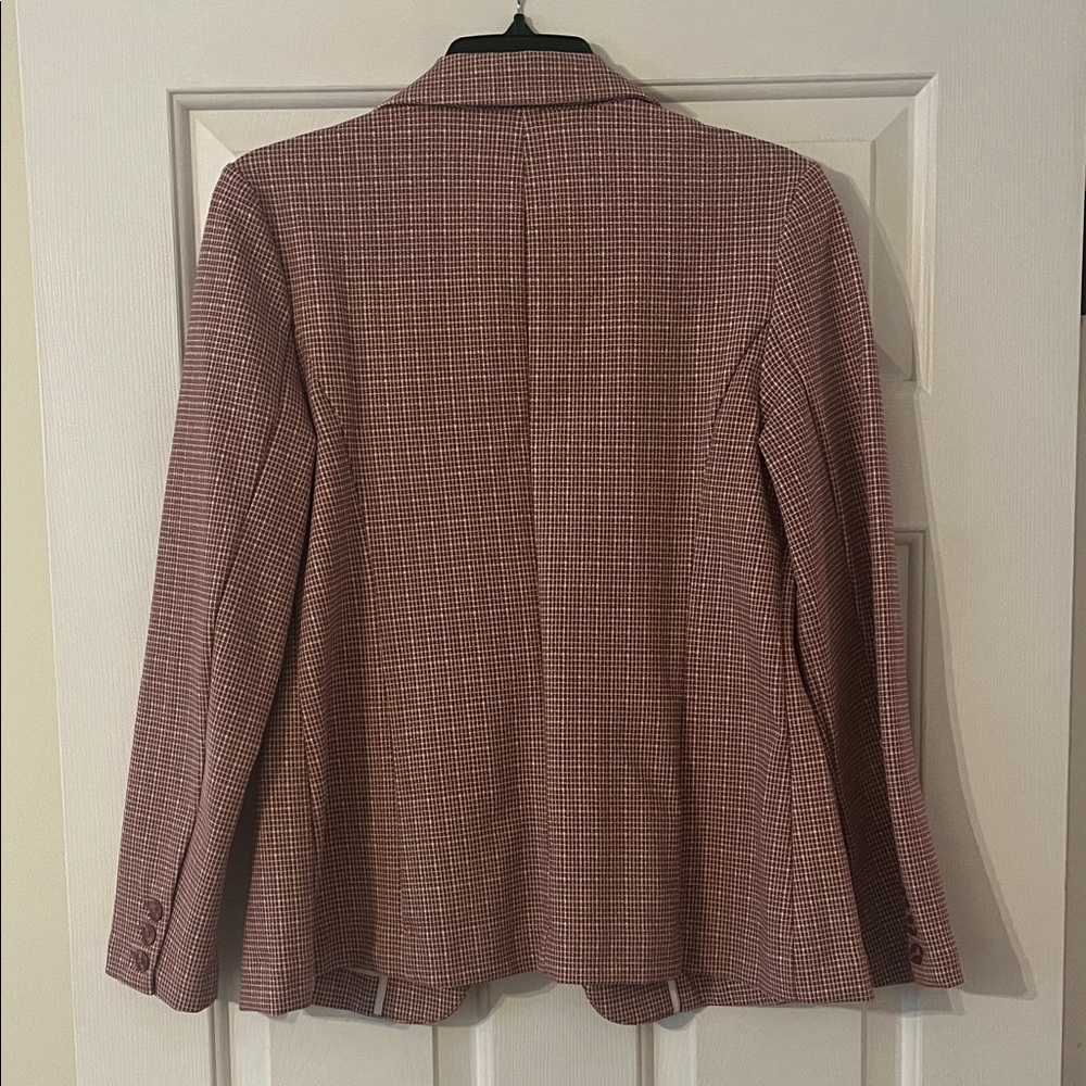 Liverpool Maroon / Mauve and Cream Blazer Size small - Picture 5 of 7